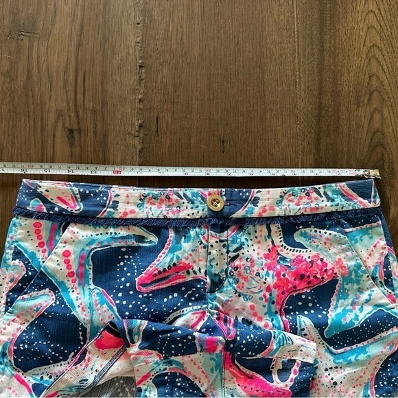 Lilly Pulitzer Indigo STAR STRUCK Adie short 2 - Picture 8 of 10